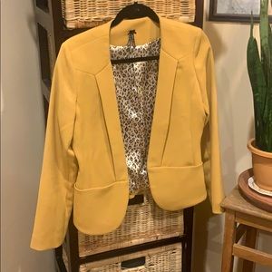 Lapis Mustard Yellow Blazer